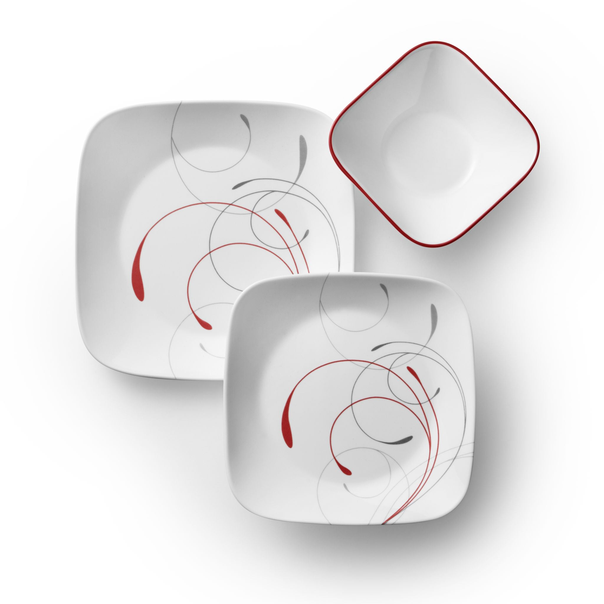 Corelle® Square Splendor 18-piece Dinnerware Set. Service for 6 - Image 2