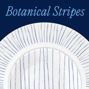 Alternative view of Corelle® Nautical Stripes 18-piece Dinnerware Set. Service for 6