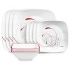 Corelle® Square Splendor 12-piece Dinnerware Set. Service for 4