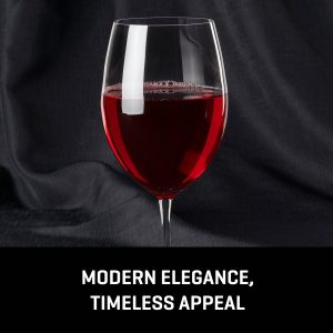 Alternative view of Lucaris Bangkok Bliss Bordeaux Glasses (4-Pieces). 25-ounce. Dishwasher Safe. Lead-free Crystalline