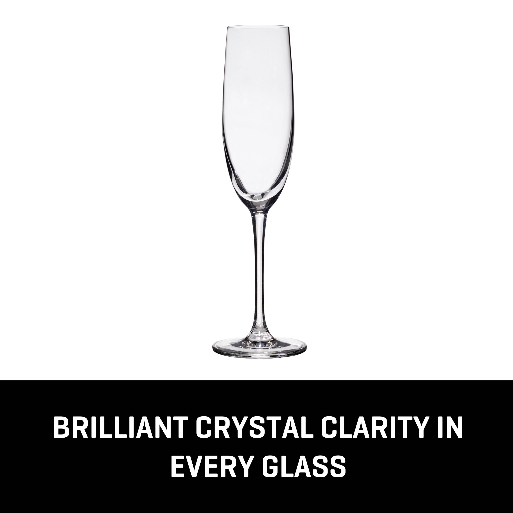 Lucaris Bangkok Bliss Champagne Flute Glasses (4-Pieces). 6-ounce. Dishwasher Safe. Lead-free Crystalline - Image 4