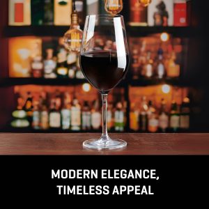 Alternative view of Lucaris Tokyo Temptation Cabernet Glasses (4-Pieces). 16-ounce. Dishwasher Safe. Lead-free Crystalline