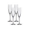 Lucaris Tokyo Temptation Champagne Glasses (4-Pieces). 5-ounce. Dishwasher Safe. Lead-free Crystalline