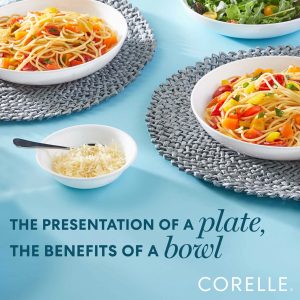 Alternative view of Corelle® Winter Frost White 30-ounce Versa Meal Bowls. 4-pack