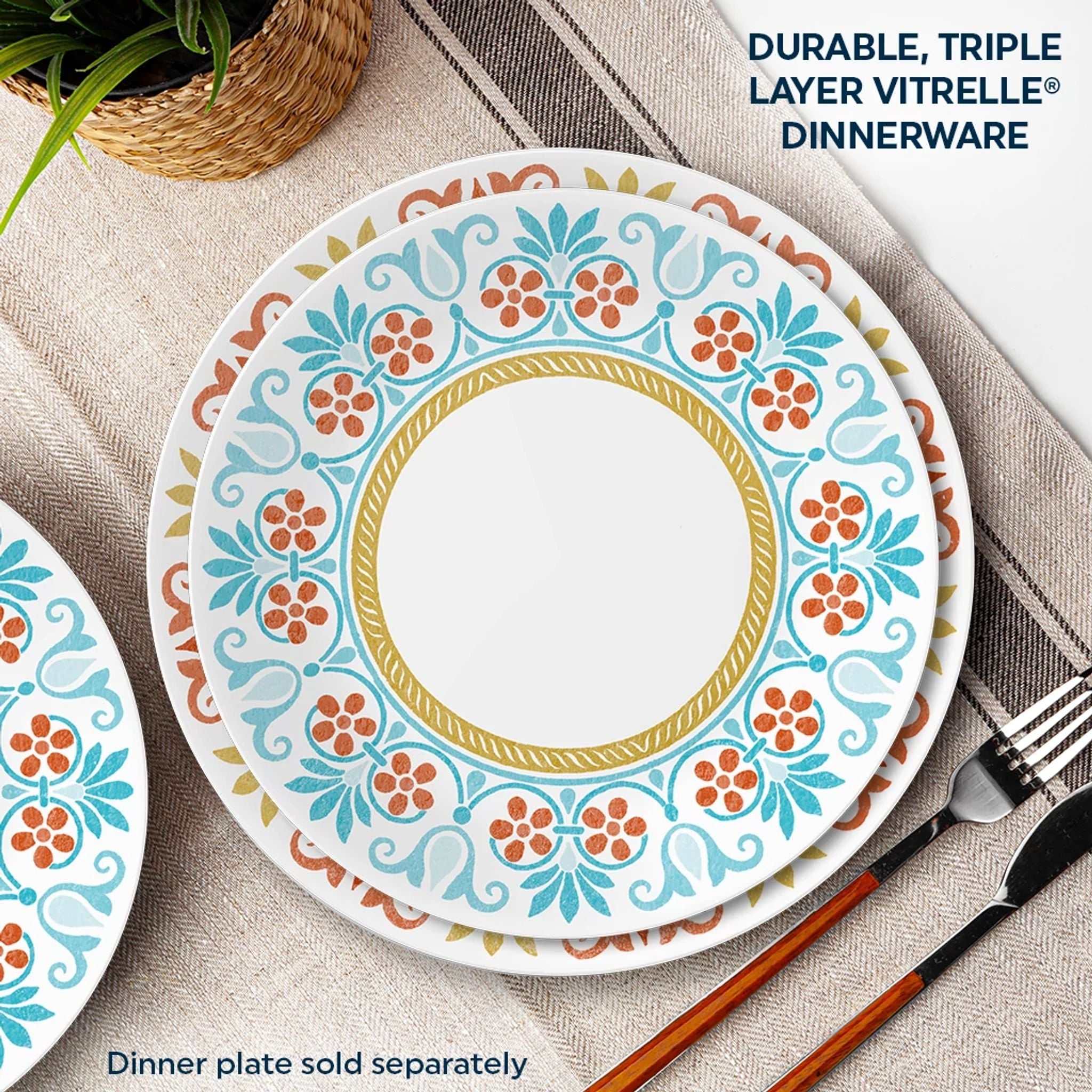 Corelle? Global Collection Terracotta Dreams 8.5 Salad Plate - Image 2
