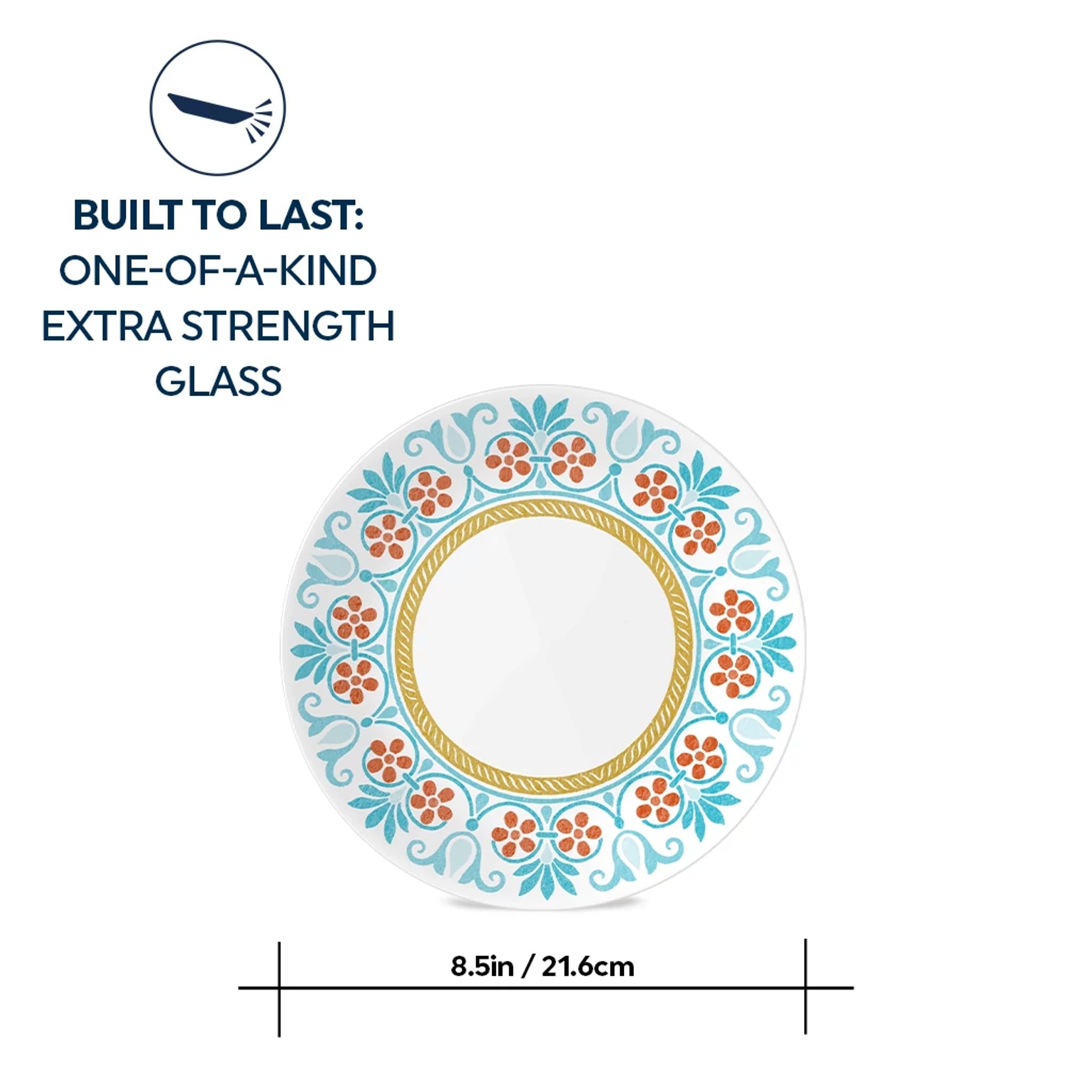 Corelle? Global Collection Terracotta Dreams 8.5 Salad Plate - Image 4