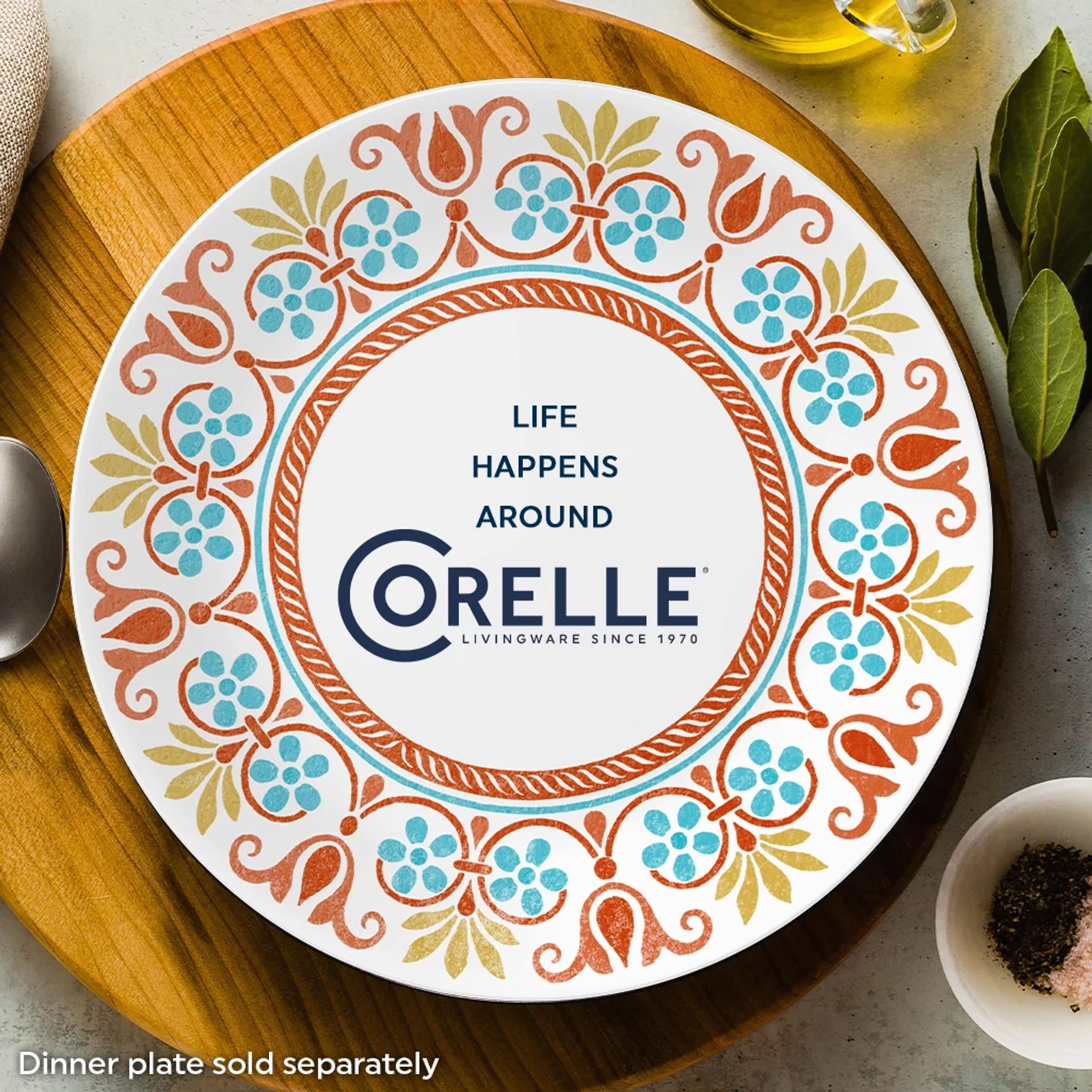 Corelle? Global Collection Terracotta Dreams 8.5 Salad Plate - Image 5