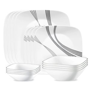 Corelle® Urban Arc 16-piece Dinnerware Set. Service for 4