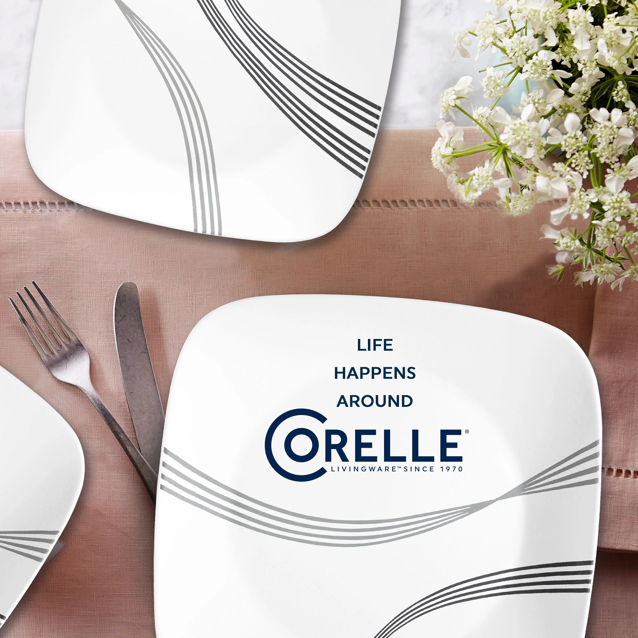 Corelle® Urban Arc 16-piece Dinnerware Set. Service for 4 - Image 6