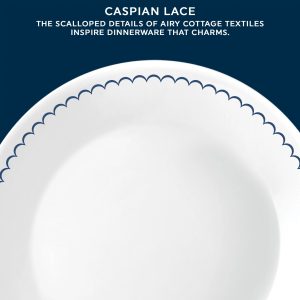 Alternative view of Corelle® Caspian Lace 8.5 Lunch Plate. 6 pack