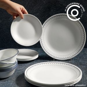 Alternative view of Corelle® Caspian Lace 6.75 Appetizer Plate
