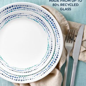 Alternative view of Corelle® Ocean Blues 12-piece Dinnerware Set. Service for 4