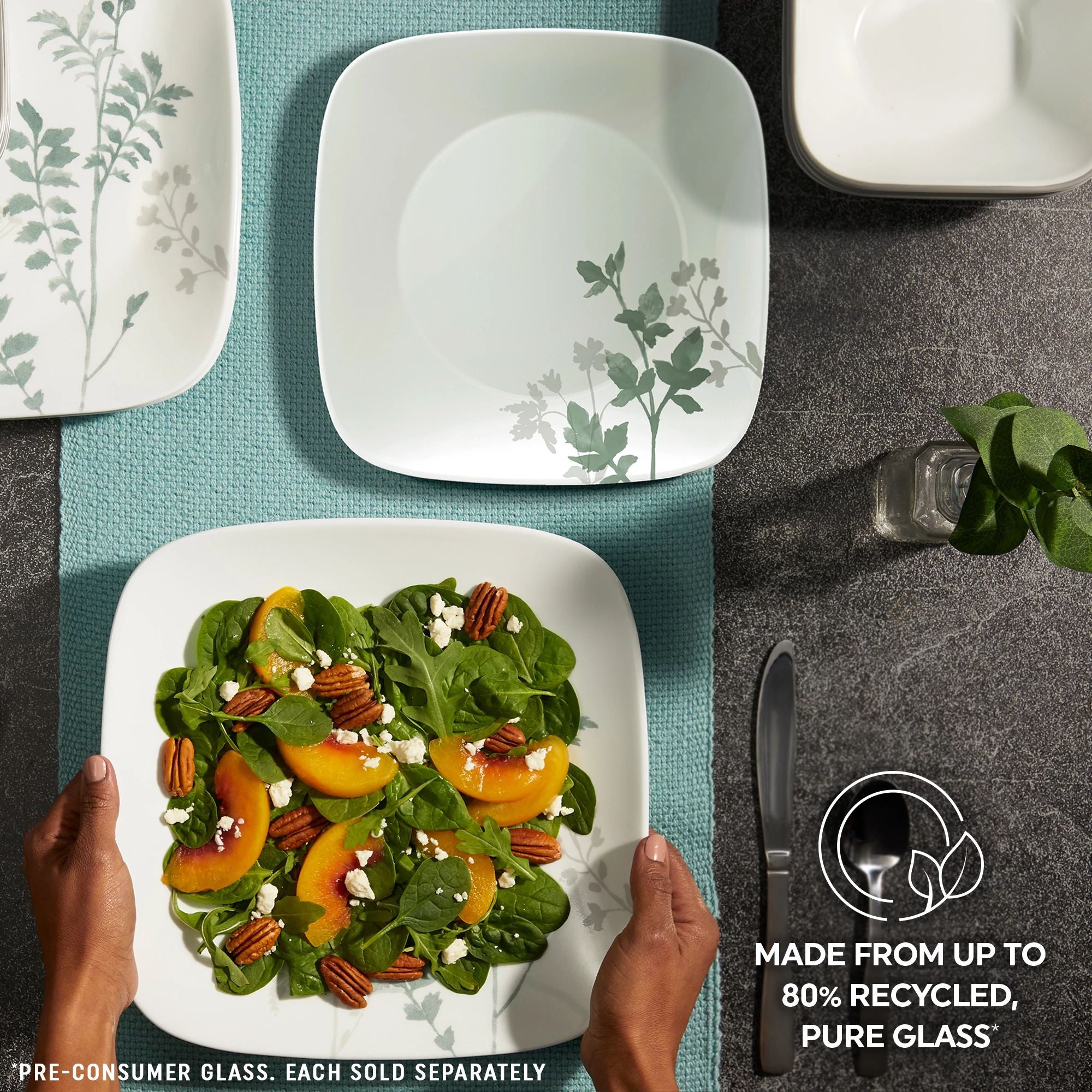 Corelle® Square Amalie 9 Salad Plate - Image 5