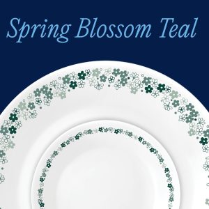 Alternative view of Corelle® Spring Blossom Green 18-piece Dinnerware Set. Service for 6