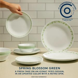 Alternative view of Corelle® Spring Blossom Green 18-ounce Cereal Bowl