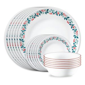 Corelle® Winter Berries 18-pc Dinnerware Set. Service for 6