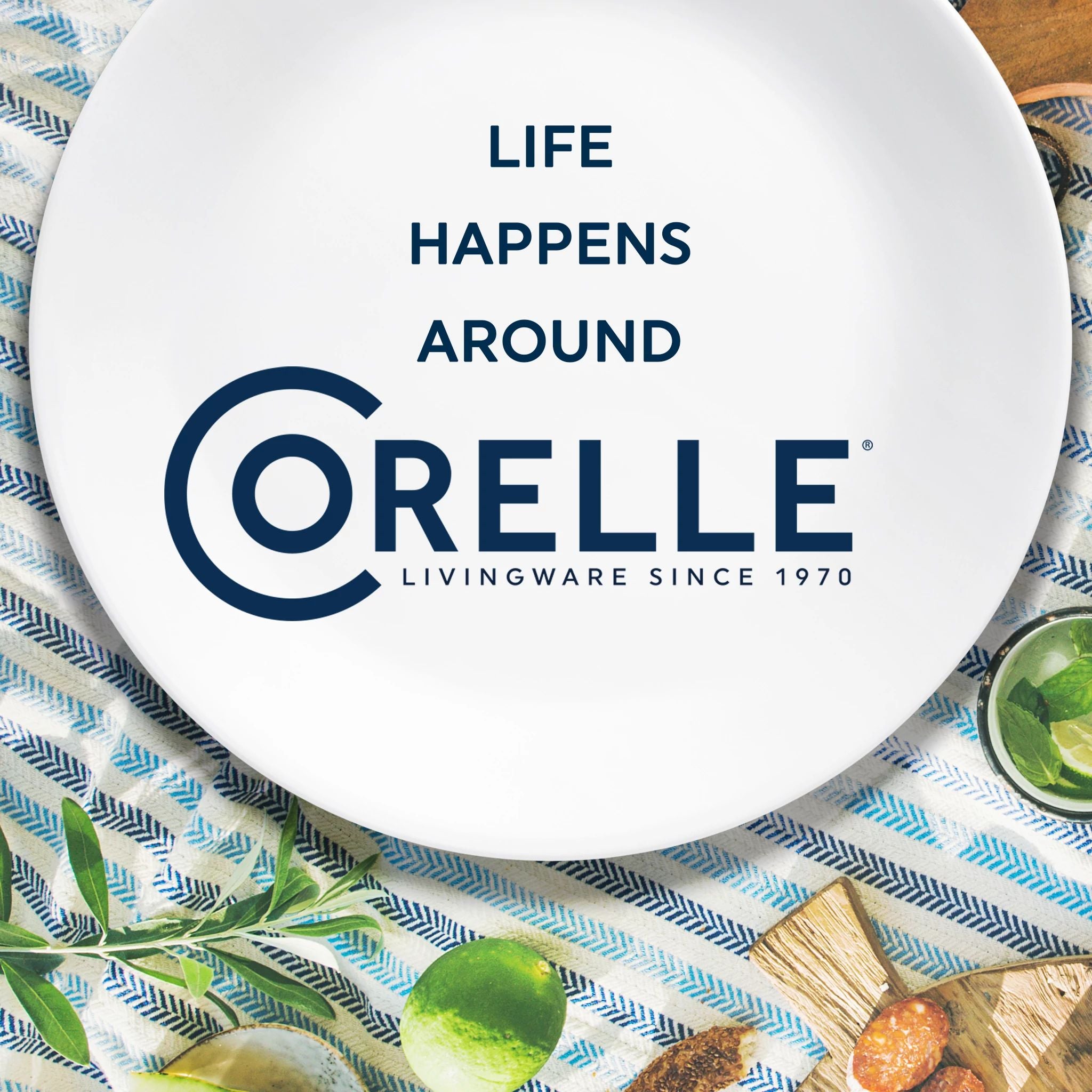 Corelle® Mystic Gray 6.75 Appetizer Plate - Image 5