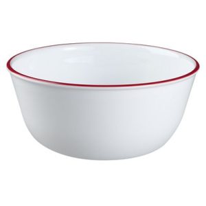Corelle® Red Banded 28-ounce Large Soup Bowl